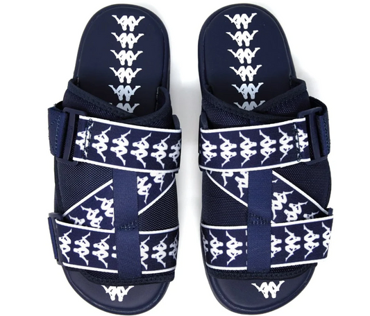 Kappa New Kappa 222 Banda Mitel 1 Blue Marine-White UNISEX SIZES 4-7 - Apparel & Accessories > Shoes > Flats Footwear