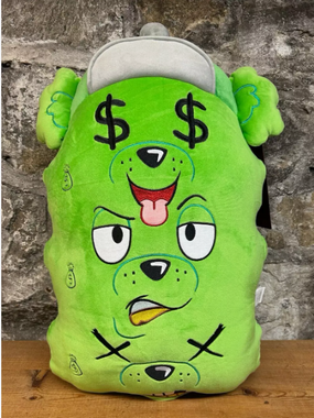 new-sprayground-moneybear-triple-money-plush-pillow-novelty-msrp-85