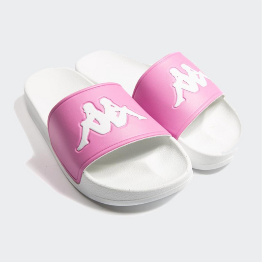 Kappa New Kappa Authentic Adam 2 Slide Pink-White UNISEX - Apparel & Accessories > Shoes > Flats Footwear