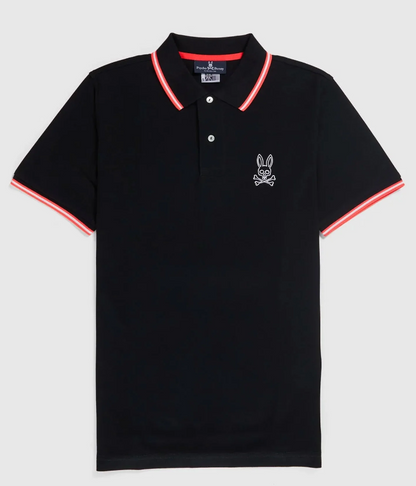 Psycho Bunny New Psycho Bunny Mens Gresham Fashion Polo Black MSRP $115 SIZE 2-XXS - Apparel & Accessories > Clothing > Cloth