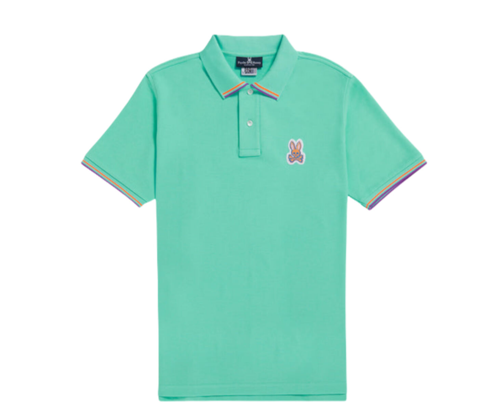 New Psycho Bunny Mens Noah Polo Miami Pool MSRP $105 SIZE 6-L