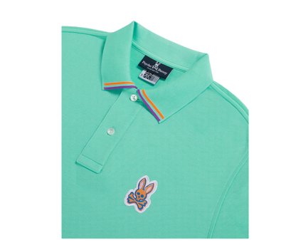 New Psycho Bunny Mens Noah Polo Miami Pool MSRP $105 SIZE 6-L