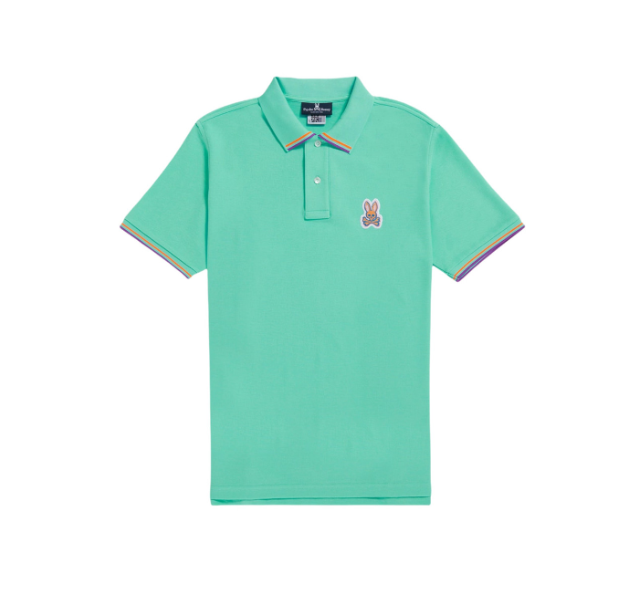 New Psycho Bunny Mens Noah Polo Miami Pool MSRP $105 SIZE 6-L