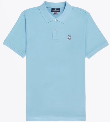 Psycho Bunny New Psycho Bunny Mens Classic Polo Clear Sky MSRP $85 2-XXS - Apparel & Accessories > Clothing > Clothing Tops >