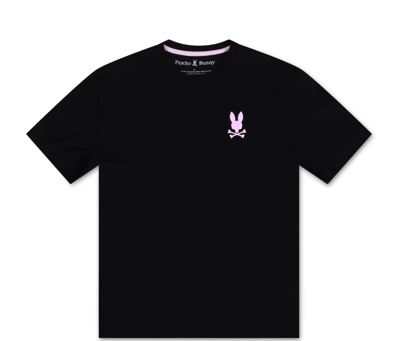 Psycho Bunny New Psycho Bunny Mens Sparta Back Graphic Tee Black MSRP $65 Sizes XS-3XL - Apparel & Accessories > Clothing > C