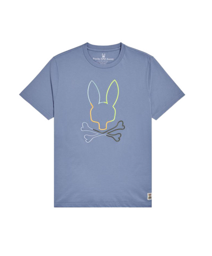 New Psycho Bunny Mens Sheffield Tee Lapis Blue MSRP $55 Size 3XL