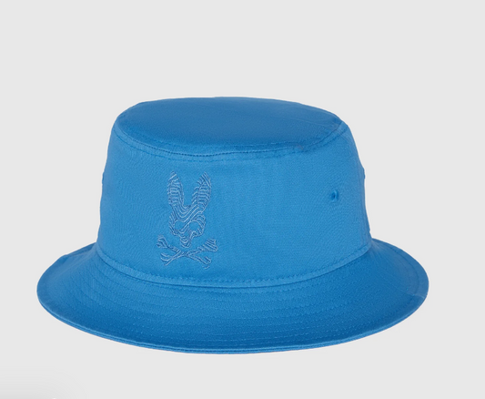 Psycho Bunny New Psycho Bunny Mens Edge Bucket Yale Blue Hat MSRP $60.00 - ONE SIZE - Apparel & Accessories > Clothing Access