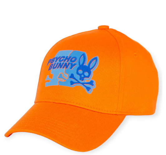 NEW Psycho Bunny Mens Kona Baseball Cap MSRP $45.00 - ONE SIZE