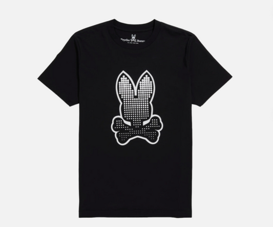 Psycho Bunny New Psycho Bunny Mens Strype Graphic Tee Black MSRP $60 Sizes S - Apparel & Accessories > Clothing > Clothing To