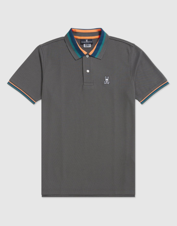 Psycho Bunny New Psycho Bunny Men's Barrow Tipped Polo MSRP $98 Size S, XL Available - Apparel & Accessories > Clothing > Clo