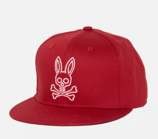 Psycho Bunny NEW Psycho Bunny Mens Gresham Cotton Logo Baseball Cap MSRP $45.00 - ONE SIZE - Apparel & Accessories > Clothing