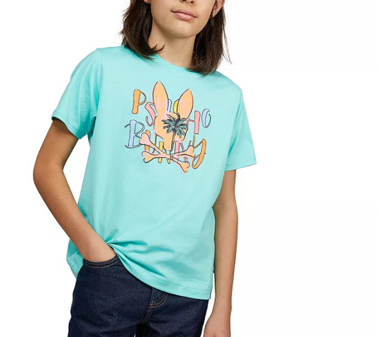 Psycho Bunny New Psycho Bunny KIDS Sebastian Hand Drawn Tee SIZES 4- 14/16 MSRP $40 - Apparel & Accessories > Clothing > Clot