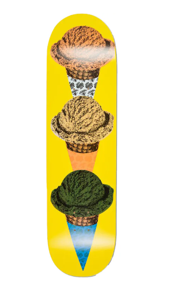 ICECREAM NEW ICECREAM LEMON SKATE DECK MSRP $65 - Sporting Goods > Outdoor Recreation > Skateboarding > Skateboard Parts > Sk