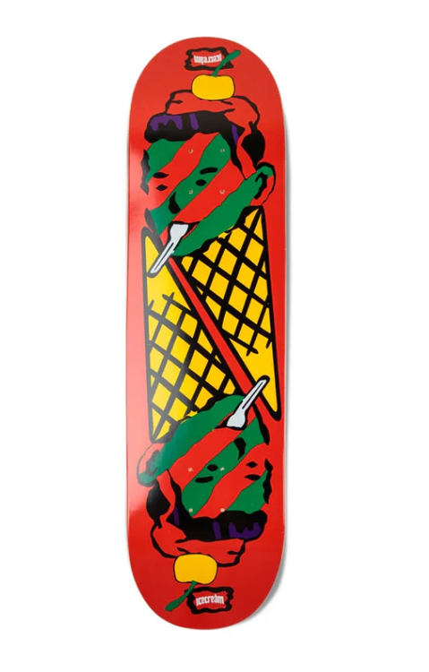 ICECREAM NEW ICECREAM CONES SKATE DECK MSRP $65 - Sporting Goods > Outdoor Recreation > Skateboarding > Skateboard Parts > Sk