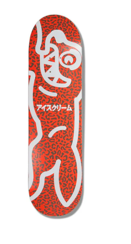 ICECREAM NEW ICECREAM RED SKATE DECK MSRP $65 - Sporting Goods > Outdoor Recreation > Skateboarding > Skateboard Parts > Skat