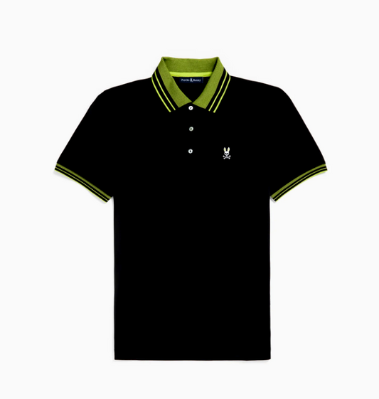 Psycho Bunny New Psycho Bunny Collins Sport Polo MSRP $125 Sizes XXS-XXXL Black - Apparel & Accessories > Clothing > Clothing