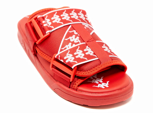 Kappa New Kappa 222 Banda Mitel 1 Red Flame - White UNISEX SIZES 4-5 MSRP $79.99 - Apparel & Accessories > Shoes > Flats Foot