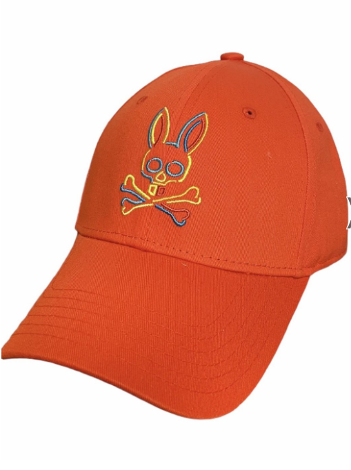 Psycho Bunny New Psycho Bunny Mens Baseball Cap Bonfire O/S one size Adjustable MSRP $35 - Apparel & Accessories > Clothing A